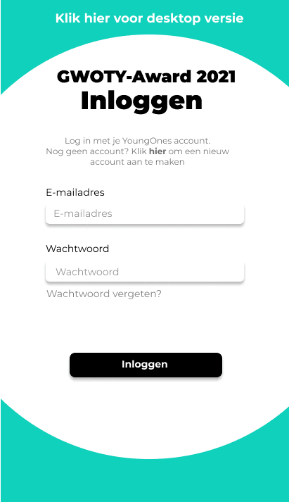 Mobiele HiFi van het inloggen van GWOTY-awards