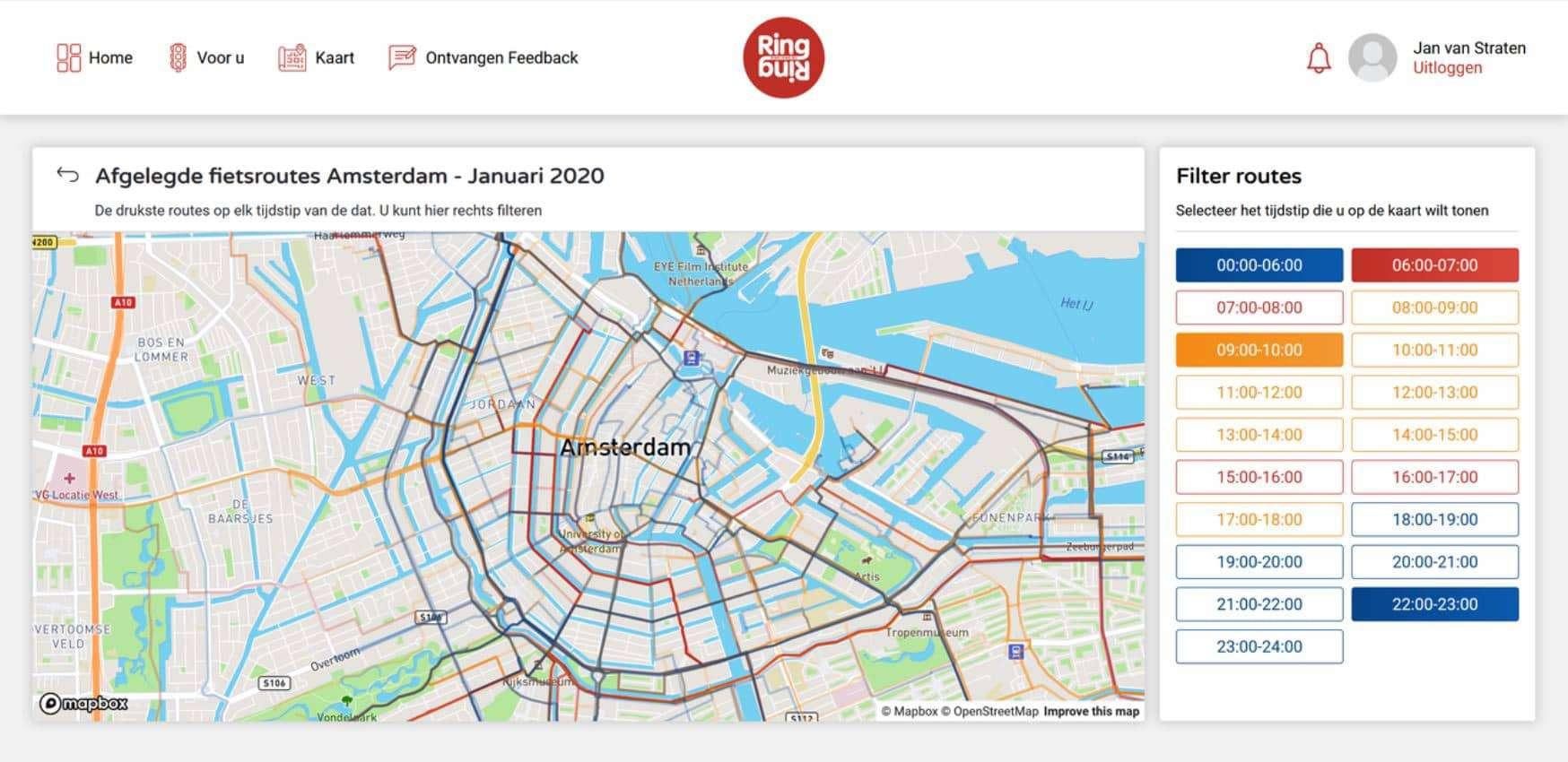 Kaartpagina van het ring ring ontwerp