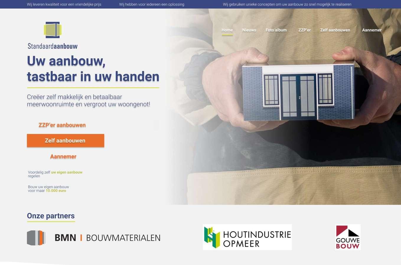 Standaard Aanbouw statische website